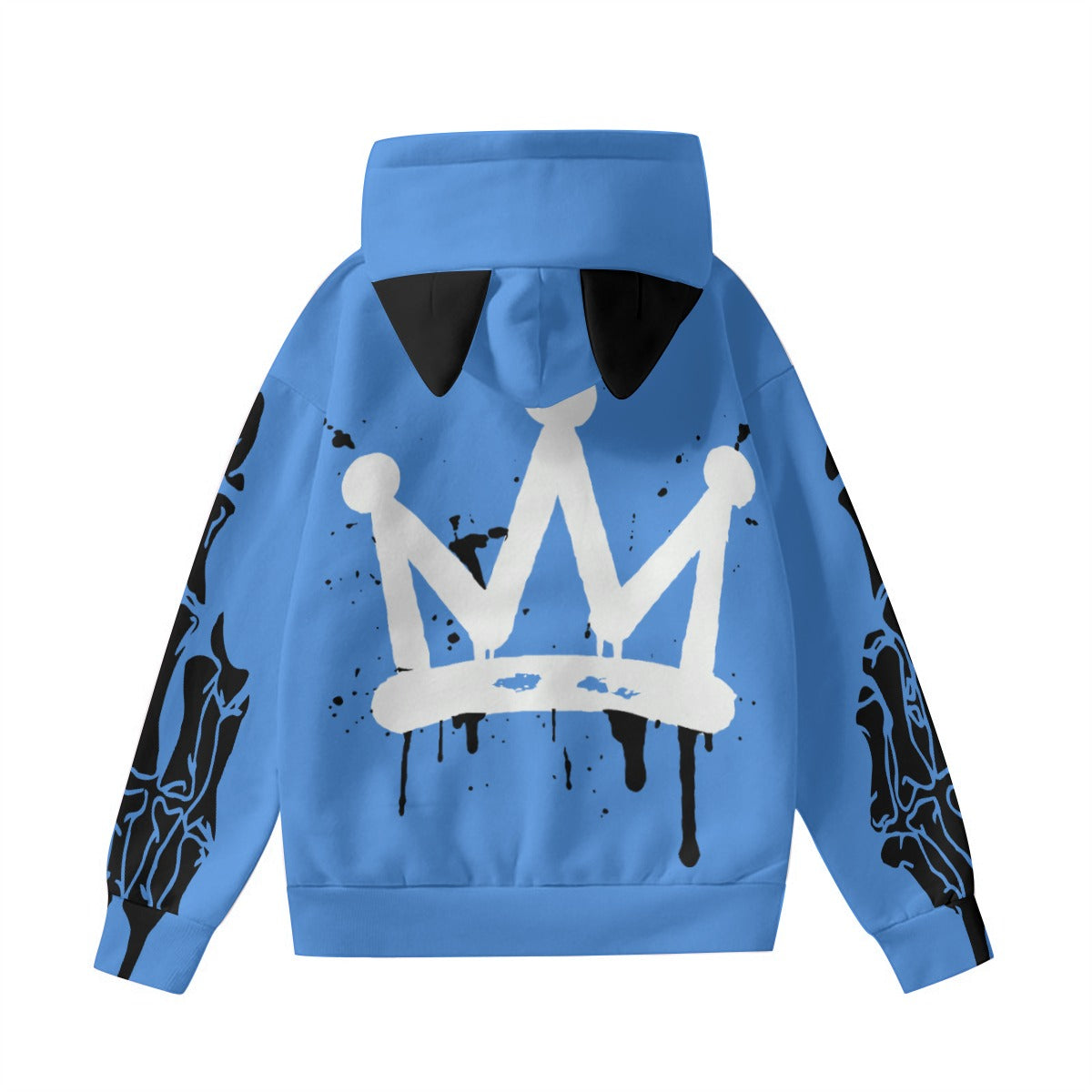 UNRULY PICKNEY “WILD BLUE” Cat-Ear Hoodie