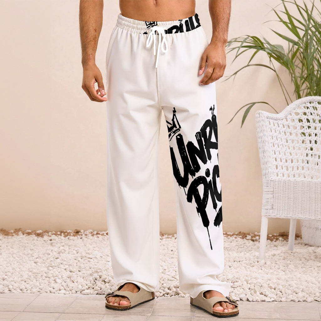 UNRULY PICKNEY™ All-Over Print Straight-Leg Pants