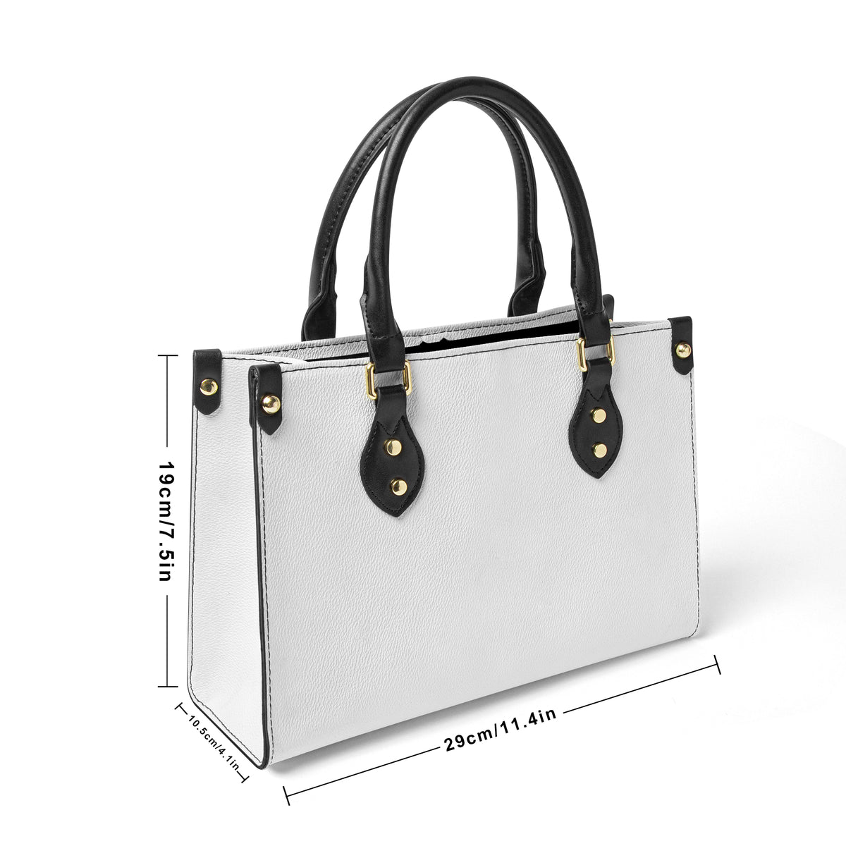 Unruly Pickney Women’s Graphic Tote Bag – Black Handle